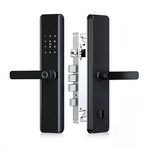 Incuietoarea smart ideal Booking, Airbnb, deschidere cu amprenta, cod, card, telefon, Wi-Fi, Bluetooth M1